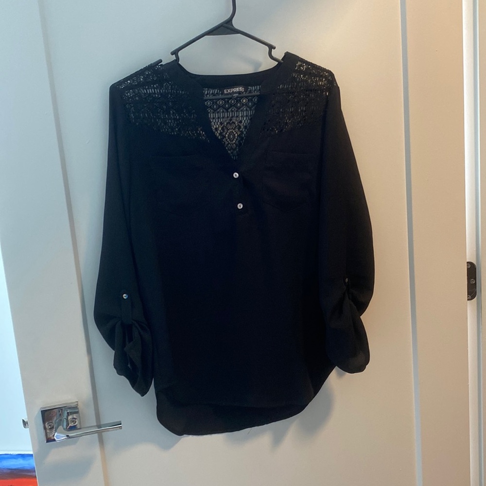 Express 3/4 length sleeve blouse
